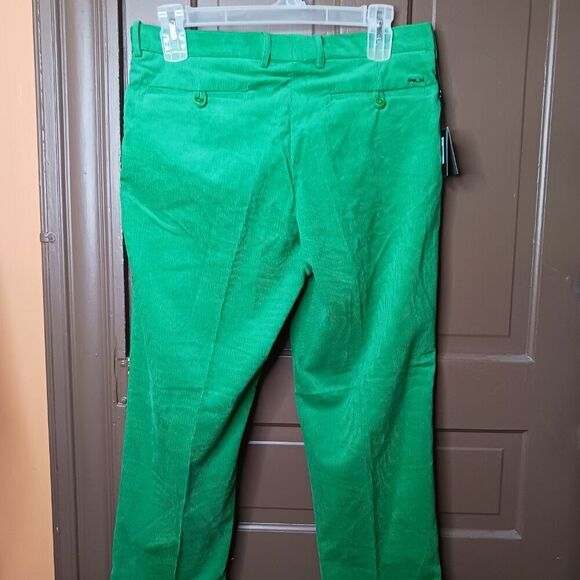 Ralph Lauren RLX Men's Green Corduroy Golf Pants Size 34x32 - Picture 2 of 11